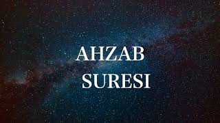 (33) Ahzab Suresi Türkçe Meali Dinle