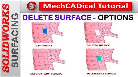 Delete Face In SolidWorks
