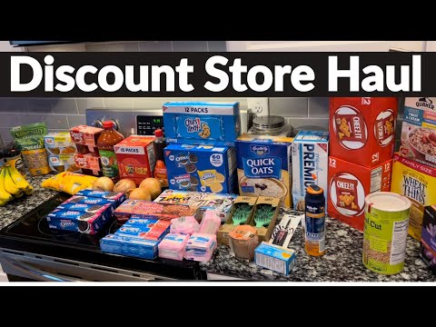 Extreme Discount Store Haul | Shop with me on a budget!