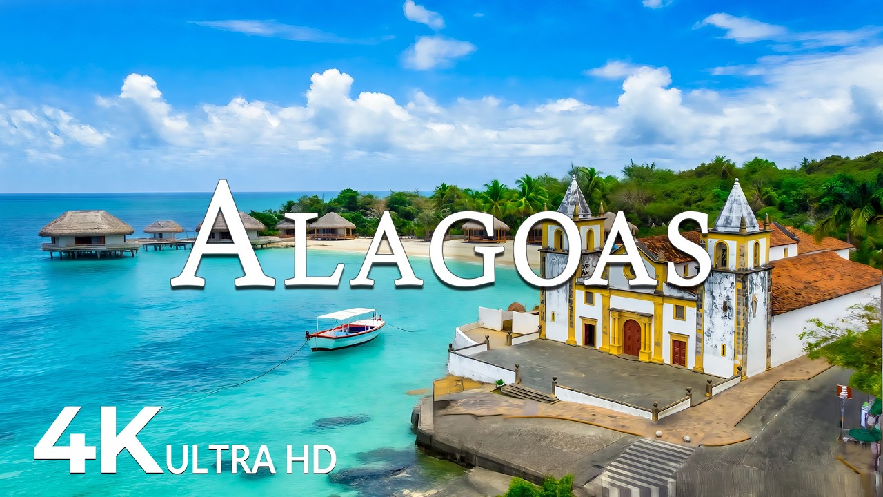 Alagoas 4K UHD - Scenic Relaxation Film With Calming Music - 4K Video Ultra HD