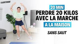👟 MARCHE ACTIVE pour PERDRE 20 KILOS sans régime à la maison 🔥 Marine BIREN -  FlashFitHome