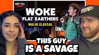 Woke Flat Earthers | Malik Elassal | Stand Up Comedy | THE EARTH IS TRULY FLAT! (Reaction)