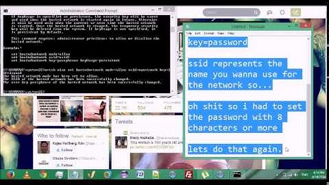 establishing a wifi connection using command prompt