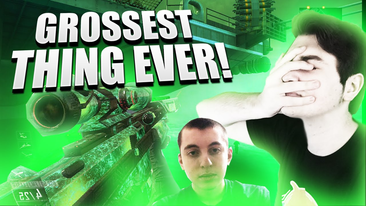 GROSSEST THING EVER!! - ft. Tenser [BLACK OPS 2]