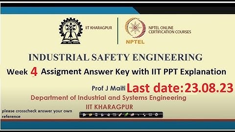 Industrial Safety Engineering Assignment Answers Week 4