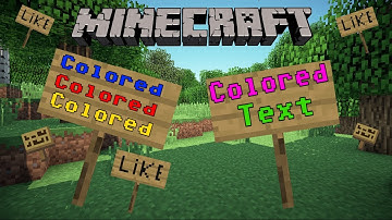 How To Put Color Text Signs On Minecraft Ps4 Edition!!!!