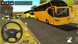 BUS SIMULATOR INDONESIA|| Bus🚌 Driving👮‍♂️ City euro Coach bus Simulator 🔥-Android Gameplay Bus 2024 screenshot 2