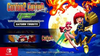 Cotton Guardian Force Saturn Tribute Nintendo switch gameplay