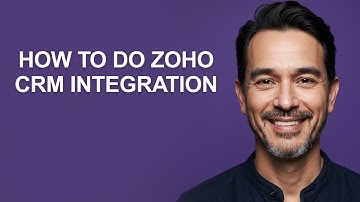 How to Do Zoho Crm Integration - KevinHowTo