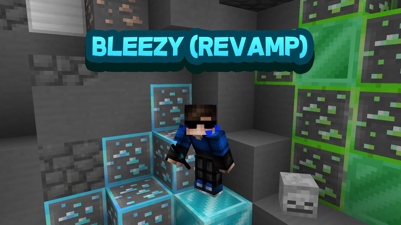 Bleezy (Revamp) 256x - Blue Minecraft PVP Texture Pack (1.7.10/1.8.9)