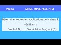 Analyse-synthèse exercice, prépa MPSI, MP2I, PCSI, PTSI, f(a+b)=f(a)+f(b)