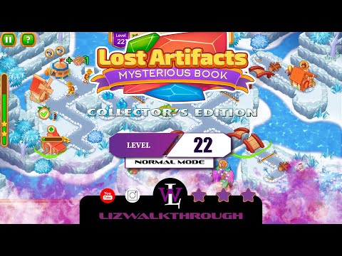 Lost Artifacts 6 - Level 22 - Mysterious Book - Normal Mode