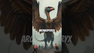 Working atmosphere supervised by the giant archaeopteryx #miniature #shorts #archaeopteryx