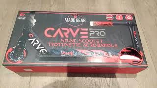 UnBoxing A Madd Gear Carve Pro Stunt Scooter