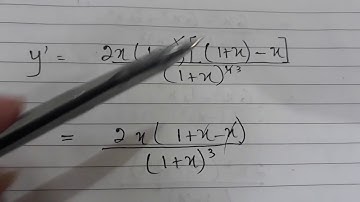 TKMaths Add Maths Differentiation of Quotient Rule for Polynomial function