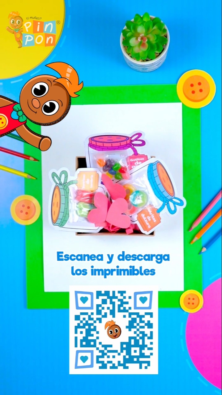 Pin Pon te enseña ? Cómo hacer Tarritos de Dulces para San Valentín ? #Shorts #SanValentin