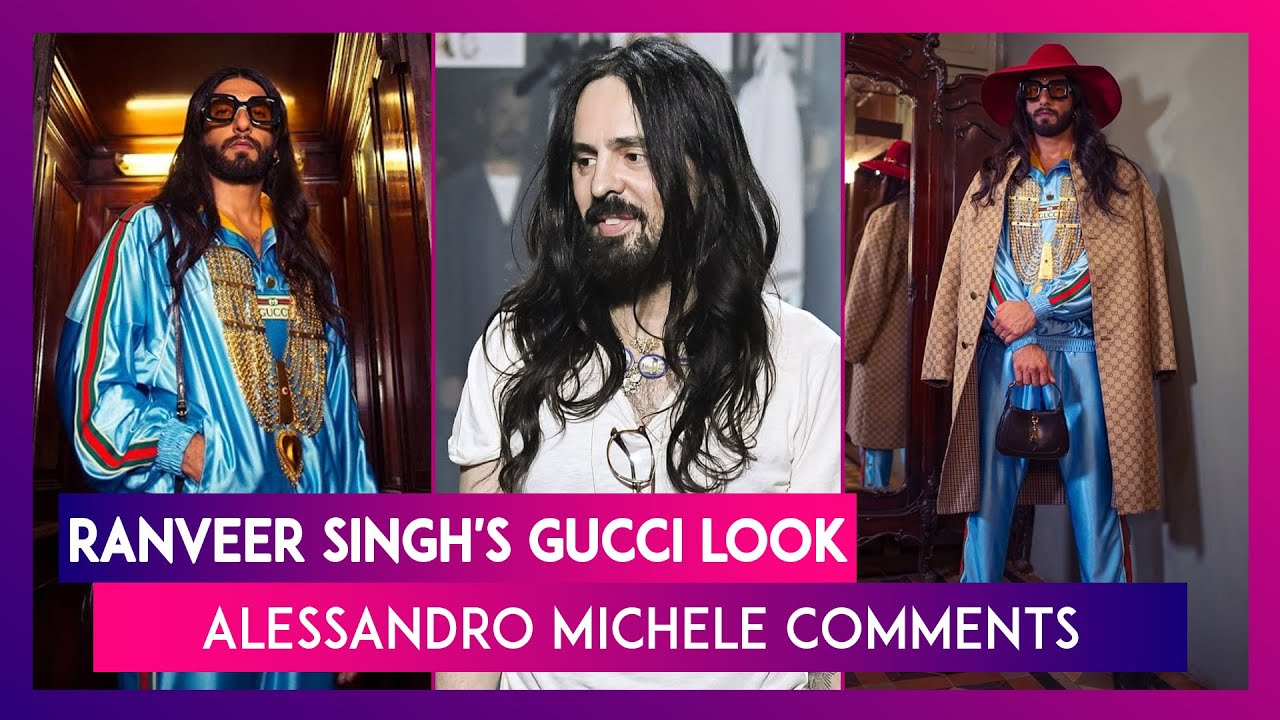 Ranveer Singh channeling Gucci's Alessandro Michele is the style