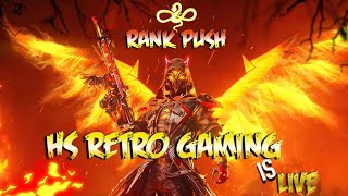 HS Retro Gaming Is LIVE | RANK PUSH | PUBG MOBILE