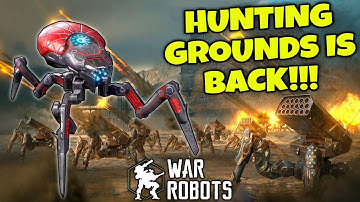 HUNTING GROUNDS IS BACK? New Level In Hunting Grounds! War Robots Test Server!