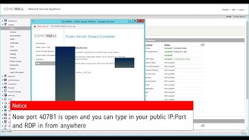 How to setup port forward on a Dell SonicWALL Firewall | The easy way