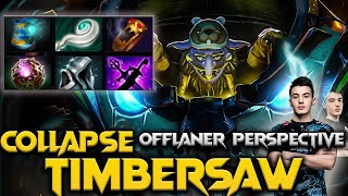 Collapse Timbersaw The Offlaner MVP !!! - Dota 2 Pro Gameplay 7.35D Patch #timbersaw #collapse