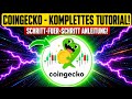 CoinGecko Tutorial Deutsch – Komplett erklärt (Schritt für Schritt)