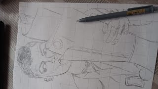Draw with me - Ronaldo Drawing 🔥outline . Outline tutorial