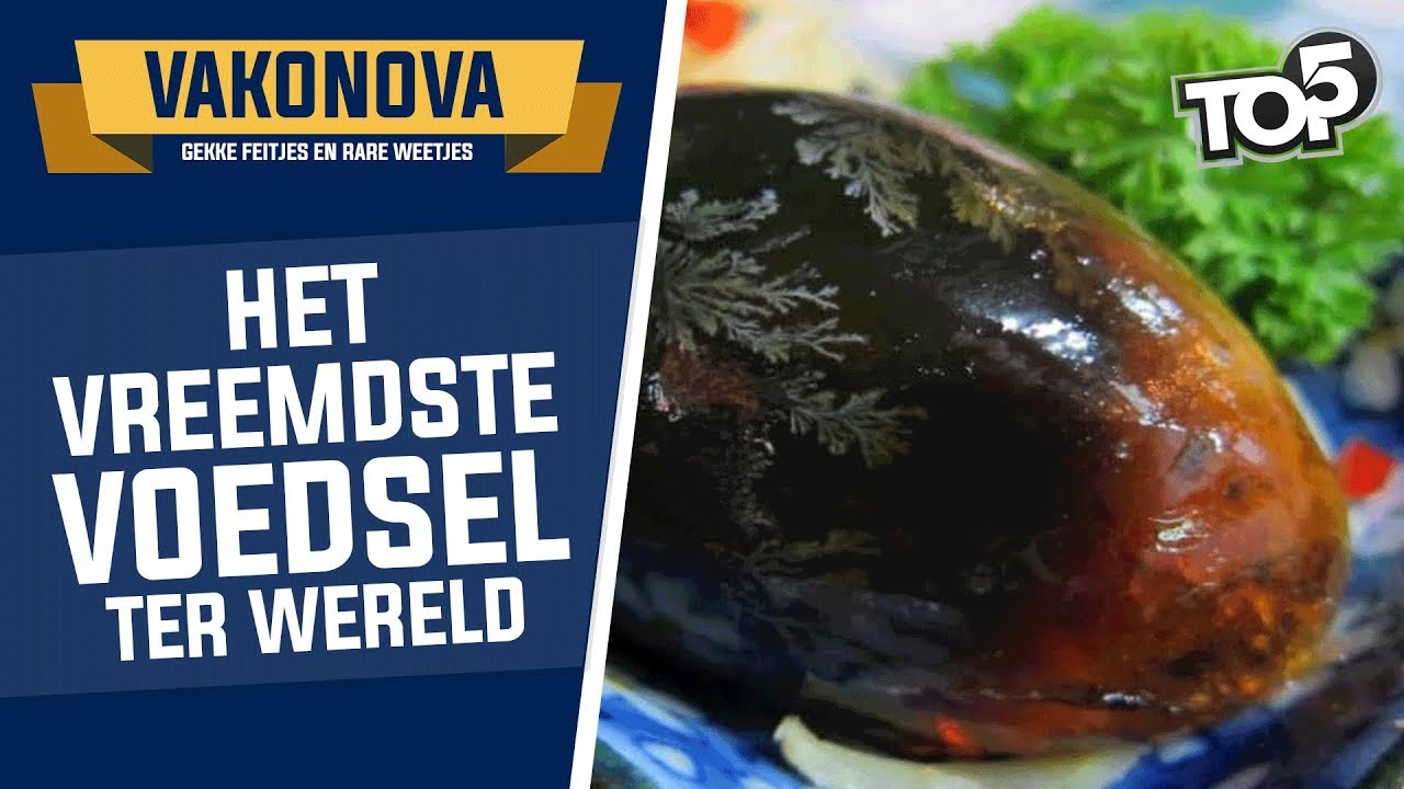 TOP 5 - VREEMDSTE VOEDSEL! - Vakonova