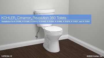 Installation – KOHLER Cimarron Revolution 360 Toilets