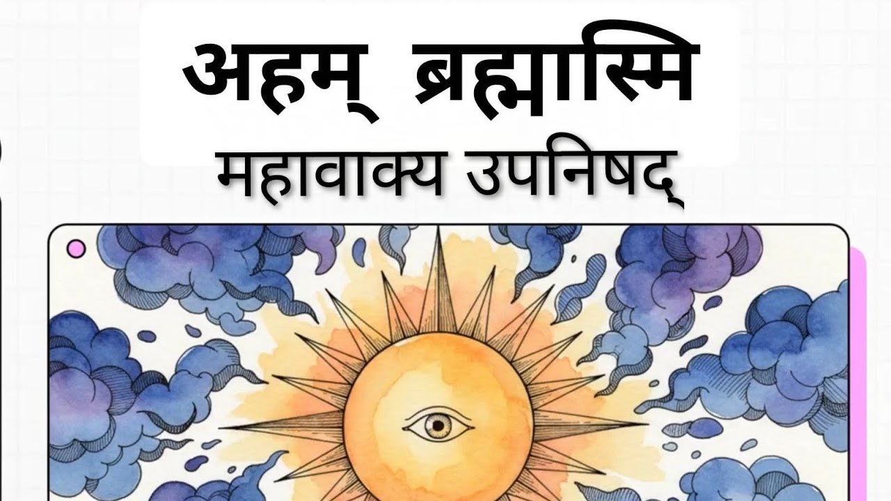 अस्तित्व का महा-सूत्र : महावाक्य उपनिषद् | Mahavakya Upanishad Explainer video in Hindi 