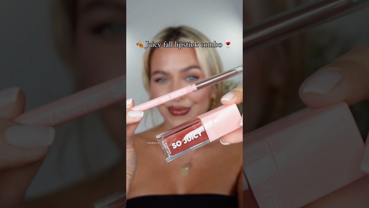 Juicy lip plumping fall lip 