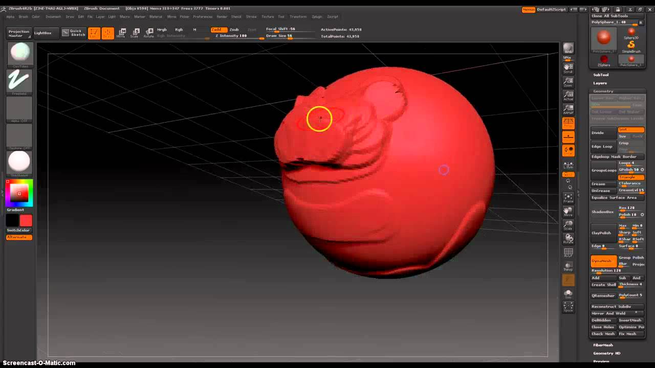 how to make multiple clay tubes zbrush