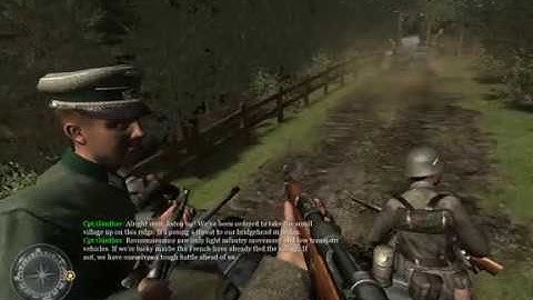 CoD2 custom SP map stonne1 WIP intro