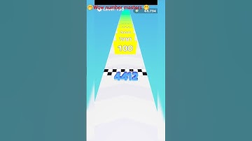 NUMBER MASTER 3D Run (MathGames) - Numbers Run & Merge,Number Stack Gameplay