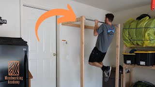 DIY $50 Pull Up Bar by Woodworking Academy 12,375 views 10 months ago 3 minutes, 35 seconds