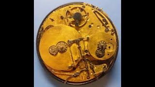 1820s musical pocket watch complete service