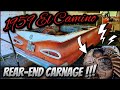 Im back working on the 1959 chevy el camino lets dig into the rearend and discover the carnage