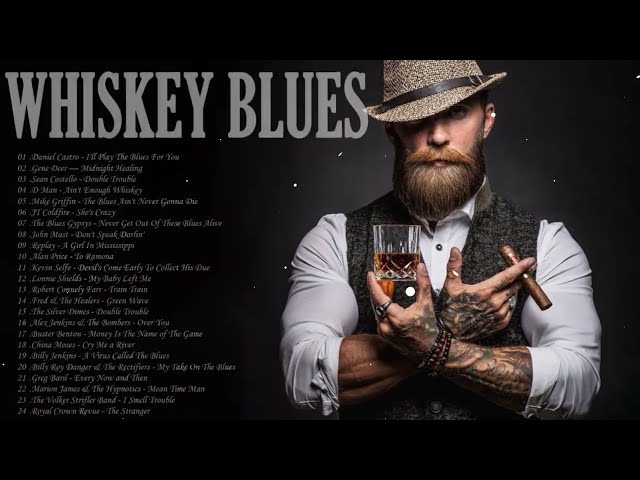 Whiskey Blues Music - Best Of Relaxing Slow Blues /Rock Ballads - Fantastic Electric Guitar Blues #2 class=