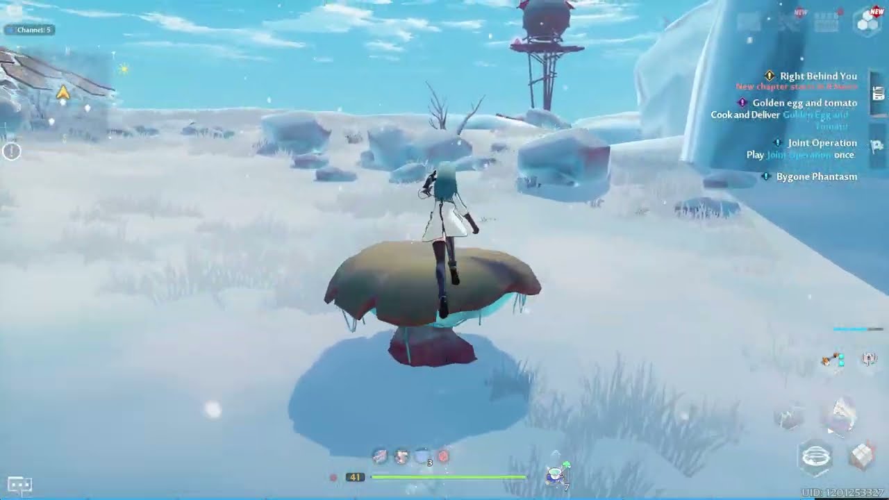 Tower of Fantasy Warren 632, -717. 5 Mushroom Puzzle