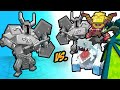 Ferrous Wroughtnaut Vs. Mowzie’s Mobs in Minecraft