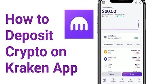How to Deposit Crypto from an External Wallet to Kraken App