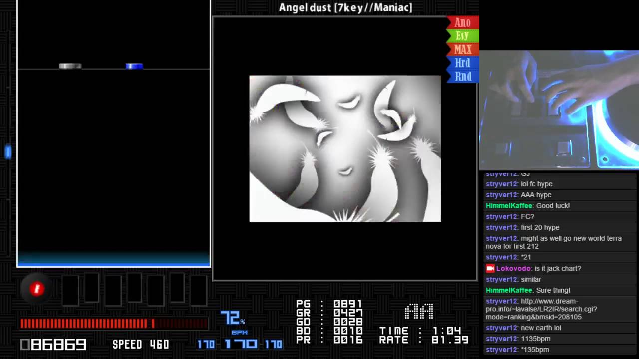 【発狂BMS】★10 Angel dust 【手元付き】 HARDCLEAR (First video in 60FPS) - 【発狂BMS】★10 Angel dust 【手元付き】 HARDCLEAR (First video in 60FPS)