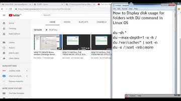 How to Display disk usage for folders with DU command In Linux OS