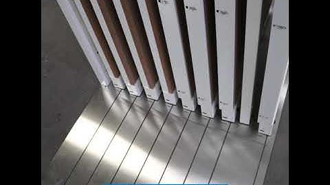 Stone tile display rack sliding type