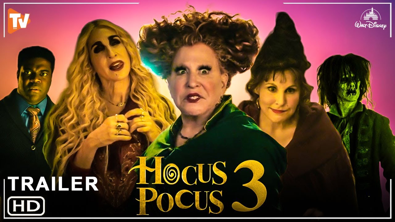 Hocus Pocus 3 Trailer | Disney+, Sarah Jessica Parker, Bette Midler, Full  Movie, Release Date 2023,