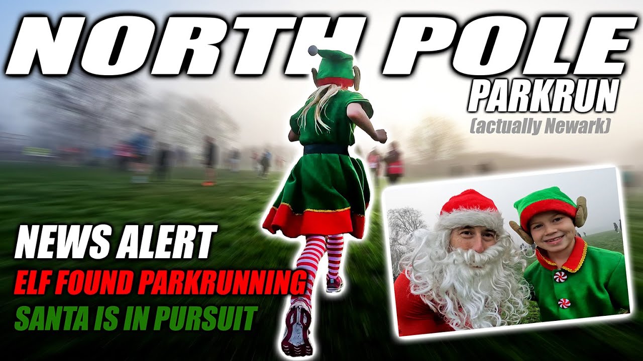 Santa’s Fastest Elf! Isabelle Sparkle Runs the North Pole Parkrun (shhh Newark really) ❄️🏃‍♀️