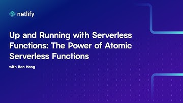 Up and Running with Serverless Functions: The Power of Atomic Serverless Functions