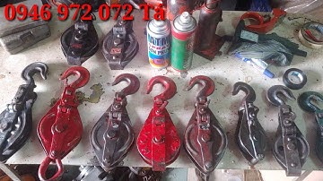 Ròng rọc Puly nhật bãi treo cáp 500kg 1,5 tấn 2 tấn, 0946972072 Tá