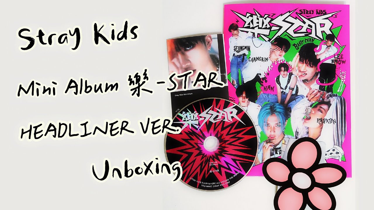Stray Kids 8th Mini Album ROCK-STAR – CD Mit Inhalten & Photocard, HEADLINER Version
