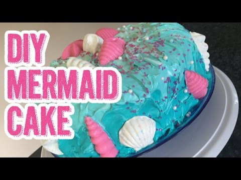 Diy Mermaid Under The Sea Seashell Cake Decorating Beginner Level My Baby Shower Cake